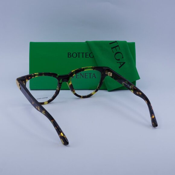 Bottega Veneta BV1106O 002 Cat Eye Eyeglasses 52mm – Havana - Picture 8 of 12